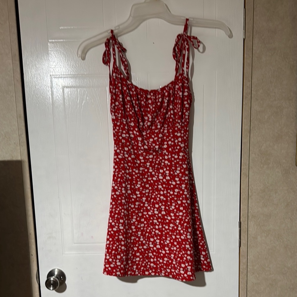 Red Floral Sundress
